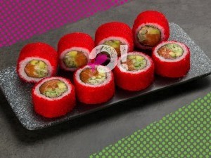 Калифорния с лососем Калифорния с лососем