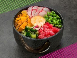 Поке с тунцом и рисом Поке с тунцом и рисом