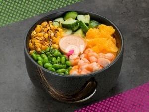 Поке с креветкой и рисом Поке с креветкой и рисом