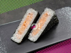 Онигири с гребешком Онигири с гребешком