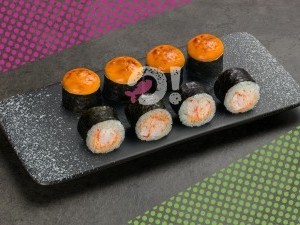 Ролл спайси с креветкой Ролл спайси с креветкой